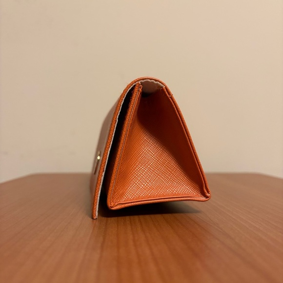 Tory Burch Orange Logo Sunglasses Case - Picture 4 of 6